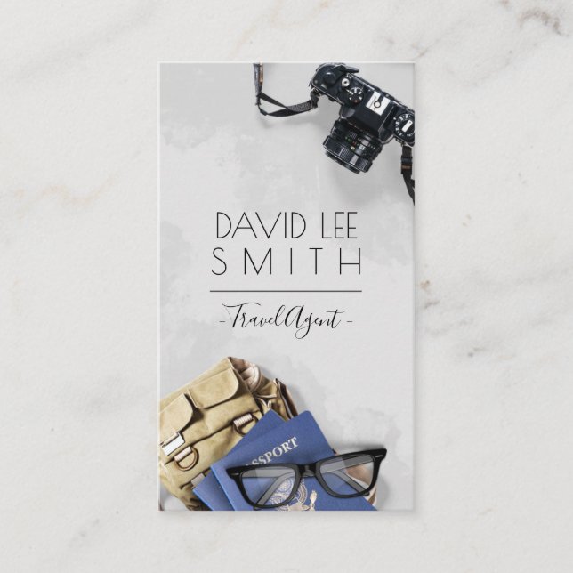 Tarjeta De Visita Agente de viajes (Anverso)
