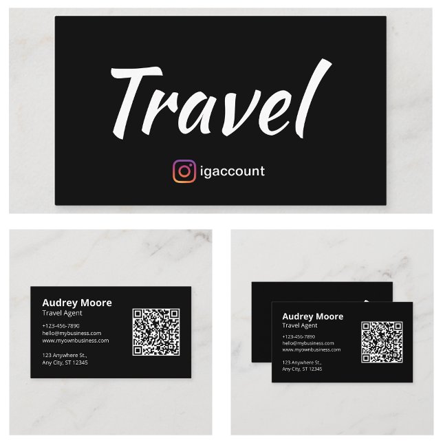 Tarjeta De Visita Agente de viajes (Travel Agent Business Cards)
