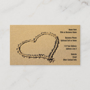 Tarjeta De Visita Agente de viajes del paraíso de la playa del