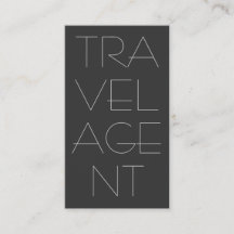 Agente de viajes gris contemporáneo