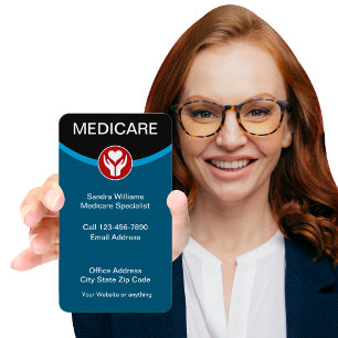 Tarjeta De Visita Agente Especialista en Medicare de Atención Médica