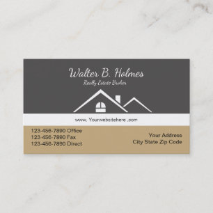 Tarjeta De Visita Agente inmobiliario