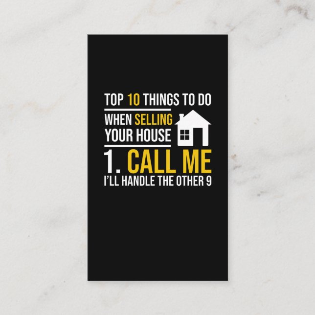 Tarjeta De Visita Agente Inmobiliario Agente Inversor Agente Inmobil (Anverso)