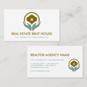 Tarjeta De Visita Agente Inmobiliario Alquilar Casa