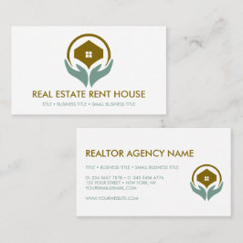 Tarjeta De Visita Agente Inmobiliario Alquiler Casa