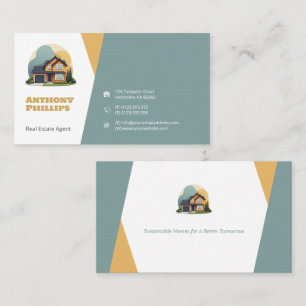 Tarjeta De Visita Agente inmobiliario Casa