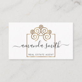 Tarjeta De Visita Agente inmobiliario con tesorería