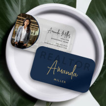 Agente Inmobiliario del corredor de reactores azul