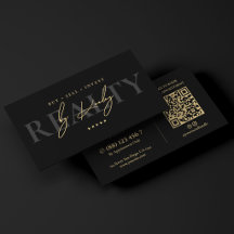 Agente Inmobiliario Elegante Negro Realtor
