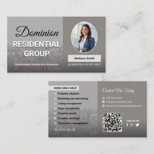 Tarjeta De Visita Agente inmobiliario, Empresa inmobiliaria, Corredo