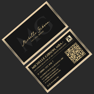 Tarjeta De Visita Agente Inmobiliario Minimalista Profesional Falso 