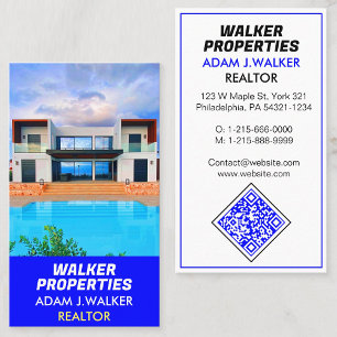 Tarjeta De Visita Agente Inmobiliario Moderno (Agentes Inmobiliarios