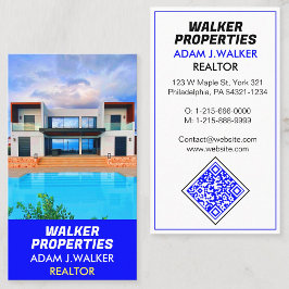 Tarjeta De Visita Agente inmobiliario moderno (minoristas) vende com