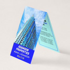 Tarjeta De Visita Agente inmobiliario moderno (Realtor) Follado