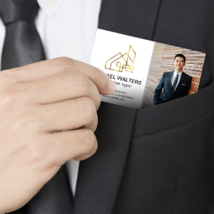 Tarjeta De Visita Agente inmobiliario   Personalizado Pic Business M