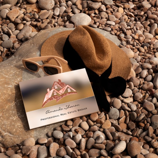 Tarjeta De Visita Agente Inmobiliario Profesional Broker Luxury Hous (Subido por el creador)