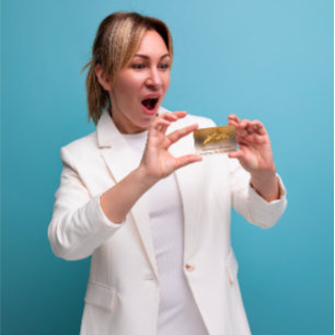 Tarjeta De Visita Agente Inmobiliario Purpurina Casa  Gold House