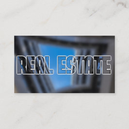 Tarjeta De Visita Agente inmobiliario QR-Code edificios de oficinas