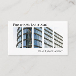 Tarjeta De Visita Agente inmobiliario QR-Code edificios de oficinas