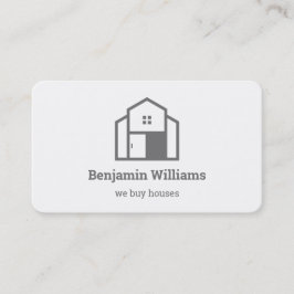 Tarjeta De Visita Agente inmobiliario que compramos casas