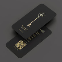 Agente Inmobiliario Realtor Elegante Llave de Oro 