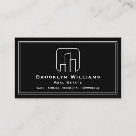 Tarjeta De Visita Agente inmobiliario único de Realtor mudando nuevo