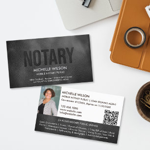 Tarjeta De Visita Agente notarial de firma de préstamos públicos Fot