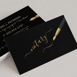 Tarjeta De Visita Agente notario de firma de préstamos notariales mó