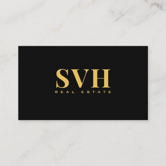 Tarjeta De Visita Agente profesional moderno de agentes inmobiliario (Anverso)