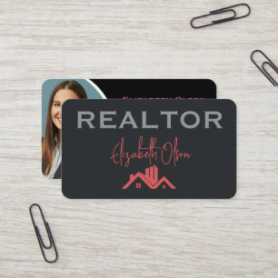 Tarjeta De Visita Agentes inmobiliarios promocionales de Realtor mod