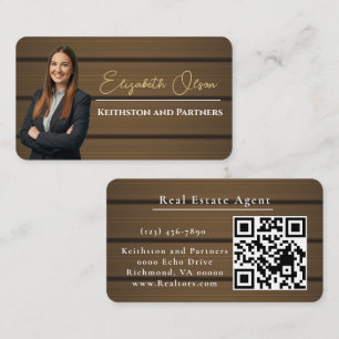 Tarjeta De Visita Agentes inmobiliarios promocionales de Realtor mod