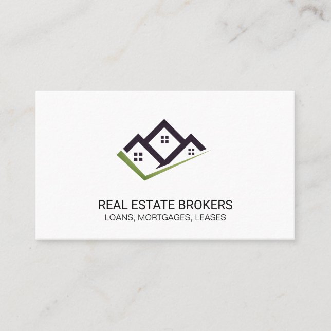 Tarjeta De Visita Agentes inmobiliarios | Propiedad (Anverso)