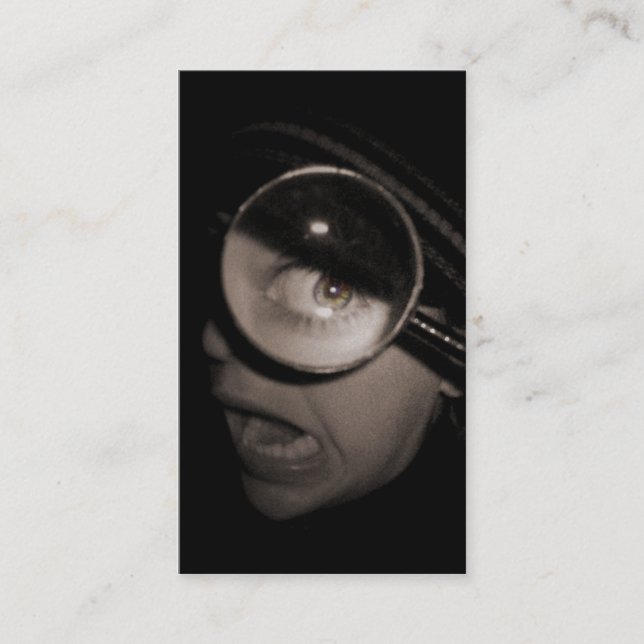 Tarjeta De Visita agrandar optometrista (Anverso)