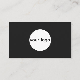 Tarjeta De Visita Agrega tu logotipo personalizado círculo profesion
