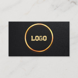Tarjeta De Visita Agrega tu logotipo personalizado círculo profesion