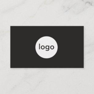 Tarjeta De Visita Agrega tu logotipo personalizado círculo profesion
