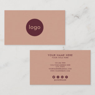Tarjeta De Visita Agrega tu logotipo personalizado profesional arcil