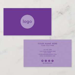 Tarjeta De Visita Agrega tu logotipo personalizado profesional lavan