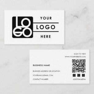 Tarjeta De Visita Agrega tu logotipo personalizado rectángulo profes