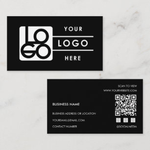 Tarjeta De Visita Agrega tu logotipo personalizado rectángulo profes