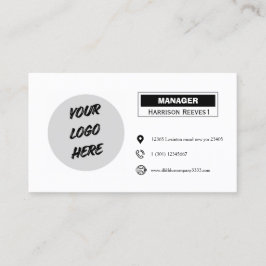 Tarjeta De Visita agrega tus propios iconos personalizados logo crea