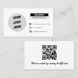 Tarjeta De Visita agrega tus propios iconos personalizados URL códig