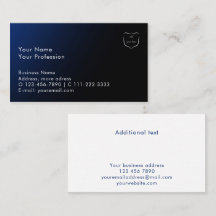 Agregar logotipo personalizado azul gradiente mode