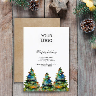 Tarjeta De Visita Agregar promoción de árbol de pinzas de Navidades