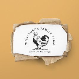 Tarjeta De Visita Agricultores limpios comercializan pollo de huevo