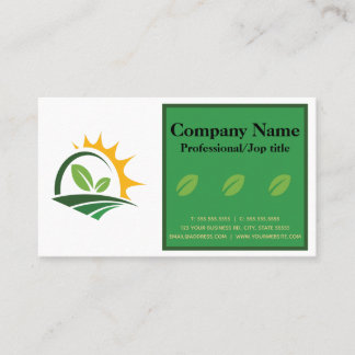 Tarjeta De Visita Agricultura