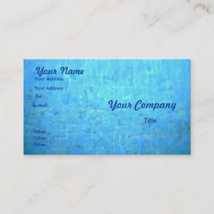 Tarjeta De Visita Agua