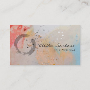 Tarjeta De Visita Agua Enso Zen