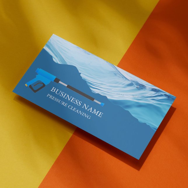 Tarjeta De Visita Agua profesional de lavado a presión (Subido por el creador)