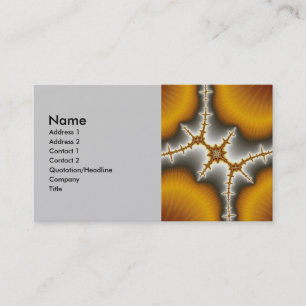 Tarjeta De Visita Aguas marinas